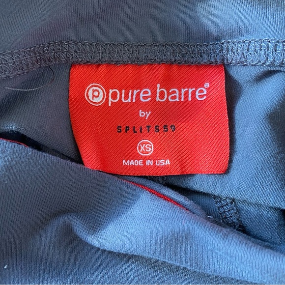 PURE BARRE BY SPLITS 59 GRAY LEG WARMER RIBBED LEGGINGS - Picture 11 of 16